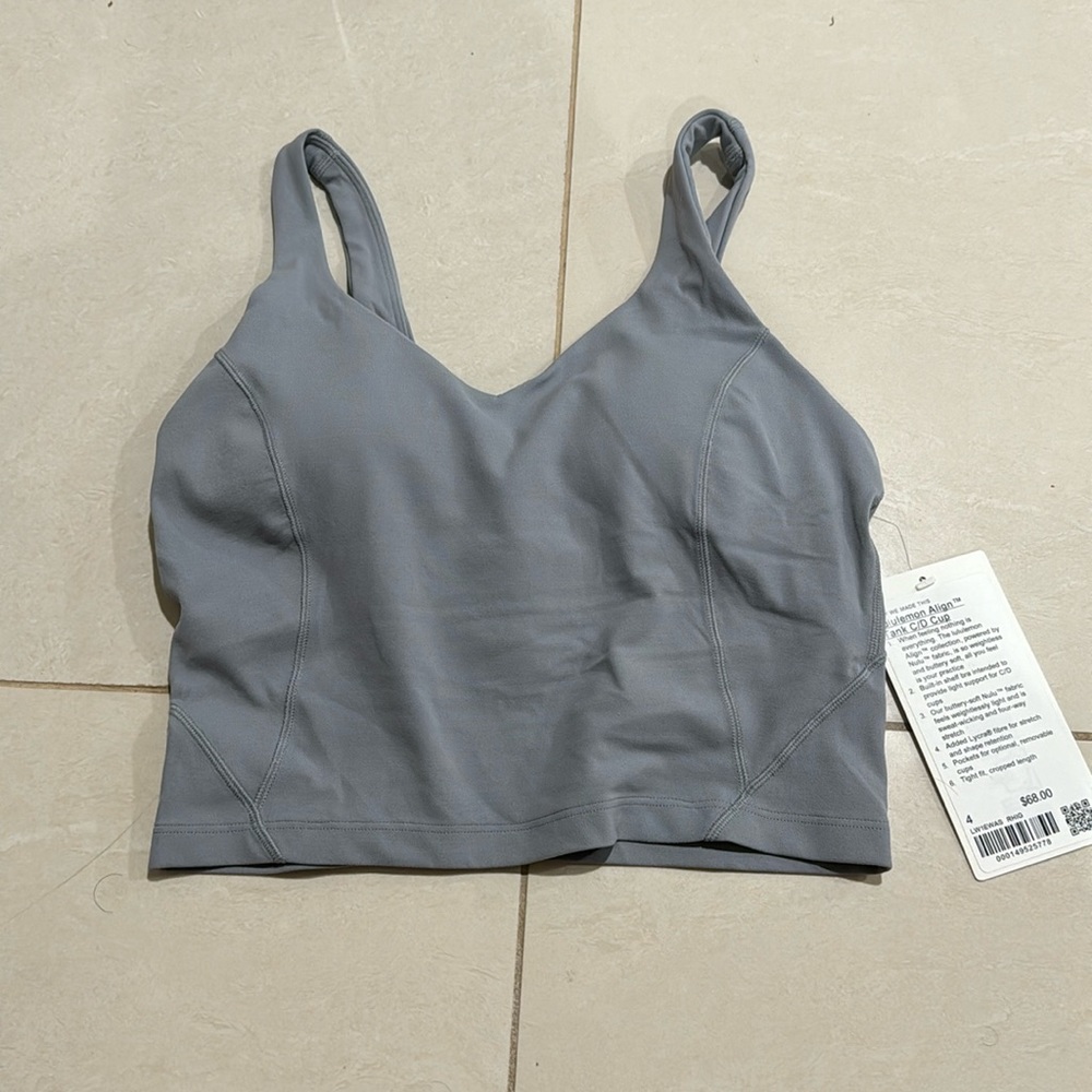 NWT Size 4 Lululemon Align Tank C/D Cup
